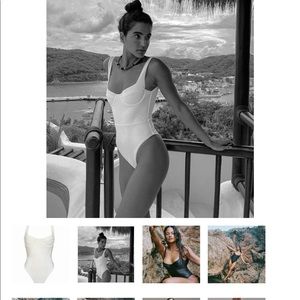 maoi swim- Kapuamailani one piece , XL . Worn once- COLOR FERN - green